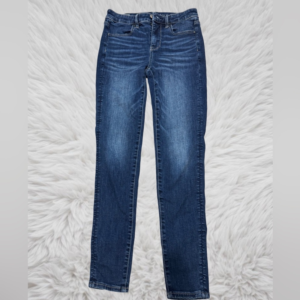 American Eagle Outfitters Blue High Rise Jegging Jeans